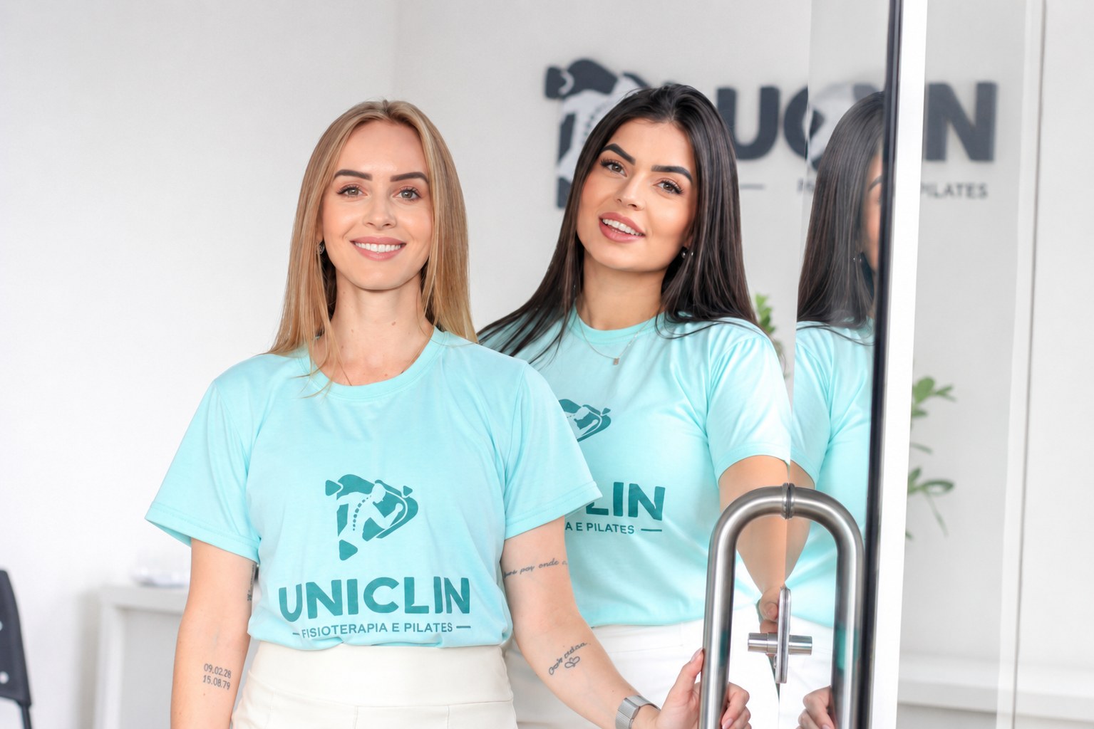 Daniela e Letícia, fundadoras da Uniclin