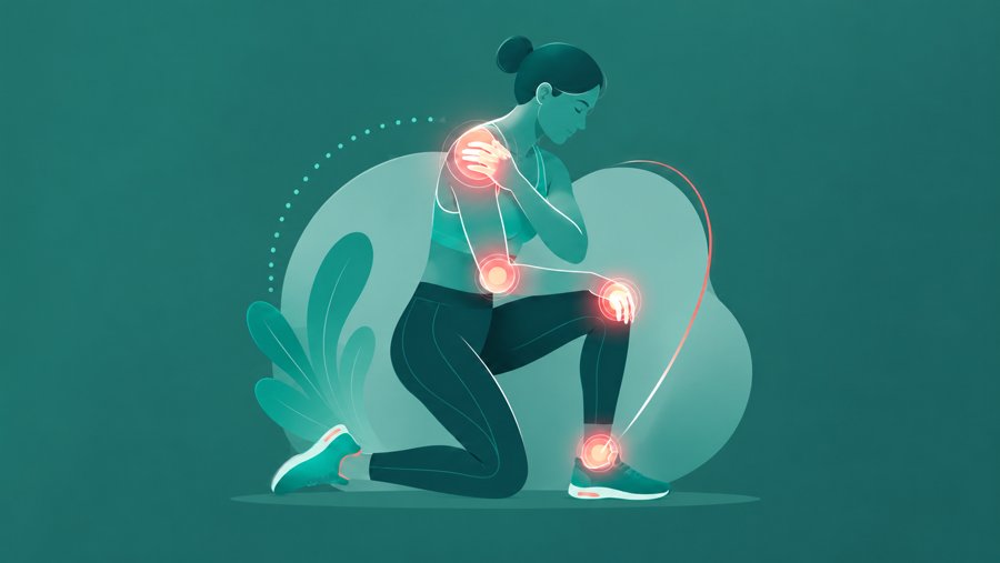 Ilustração sobre dores articulares
